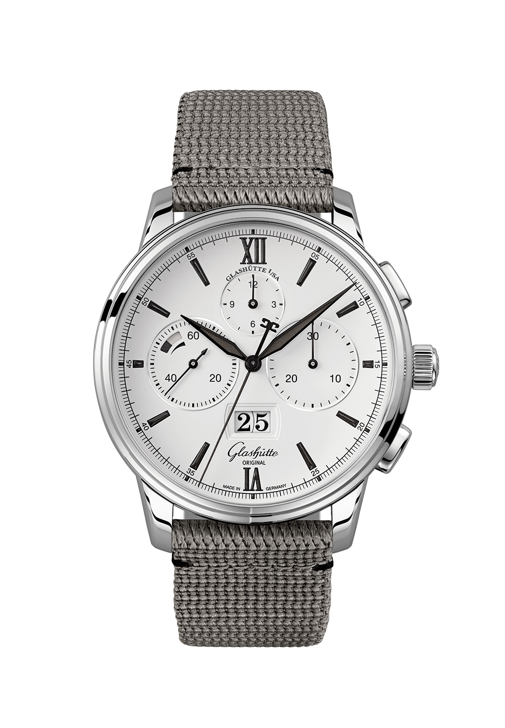 セネタ・クロノグラフ・パノラマデイト 1-37-01-05-02-35 - Glashütte 
